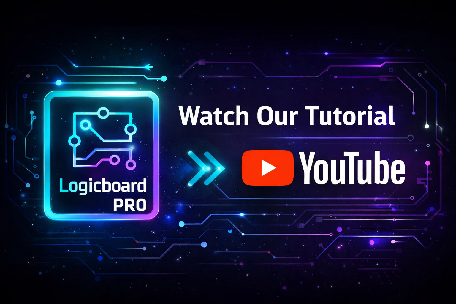 Watch our Logicboard Pro tutorial on YouTube